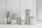 J-Line vaas Ary Klei - keramiek - zilver - large
