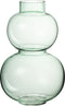 J-Line vaas Bol - glas - groen - small - 28.5 cm hoog