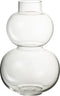 J-Line Vaas Bol Glas Transparant Small - Bloemenvaas 28.00 cm hoog
