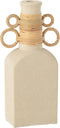 J-Line vaas Celine - bloemenvaas - cement - zand/naturel - 28.5 cm