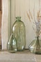J-Line vaas Cleo - glas - watergroen