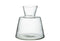 J-Line Vaas Conisch Glas Transparant Large