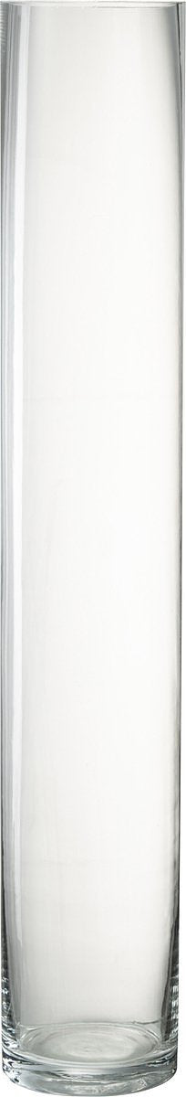 J-Line vaas Cylinder - glas - transparant - large - 60.5 cm hoog