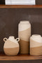 J-Line Vaas Cylinder Keramiek Beige/Lichtbruin Large