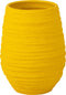 J-Line vaas Fiesta - keramiek - geel - medium - 30 cm hoog