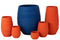 J-Line Vaas Fiesta Keramiek Geel X-Large