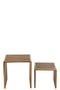 J-Line vaas Gezicht Abstract - porselein - zwart/wit - 3 stuks