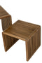 J-Line vaas Gezicht Abstract - porselein - zwart/wit - 3 stuks