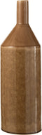 J-Line vaas Hoog - keramiek - bruin - large - 48 cm hoog