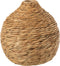 J-Line Vaas Kort Decoratief Waterhyacinth Naturel - 37 cm hoog
