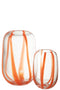 J-Line Vaas Laura Glas Oker Small