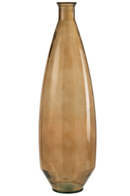 J-Line Vaas Lia Glas Bruin Large