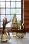 J-Line vaas Lia - glas - bruin - large