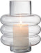J-Line vaas Lima - glas - transparant - large - 22.50 cm hoog