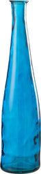 J-Line vaas Noah - glas - blauw - small - 80 cm hoog