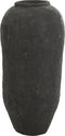 J-Line vaas - papier mache - zwart - large - 99 cm hoog
