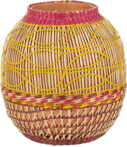 J-Line Vaas Rieten Zeegras Mix Medium