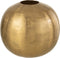J-Line vaas Rond Met Groeven - metaal - goud - large