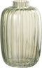 J-Line vaas Strepen - glas - groen - small