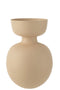 J-Line vaas Thibault Aluminium - metaal - beige - large