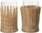 J-Line vaas Vlecht - glas/raffia - transparant - medium - 2 stuks