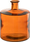 J-Line vaas Wijd - glas - orange - small - 26 cm hoog