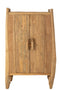 J-Line Vliegenbescherming plateau - dienblad - bamboe - wit - 3 stuks - woonaccessoires