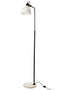 J-Line vloerlamp Magali - metaal/glas - wit