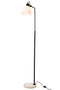 J-Line vloerlamp Magali - metaal/glas - wit