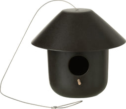 J-Line vogelhuisje Pam - keramiek - zwart