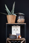 J-Line voorraadpot Roxy - glas/kurk - transparant - small