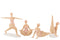 J-Line Vrouw Yoga Stretch Poly Oranje