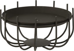 J-Line vuurschaal Laag - ijzer - zwart - small