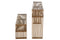 J-Line Wanddecoratie Abstract Gezichten Canvas/Verf Mix Assortiment Van Twee