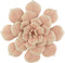 J-Line wanddecoratie Bloem - metaal - roze - small