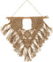 J-Line wanddecoratie Macrame - jute - naturel - small