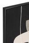 J-Line wanddecoratie Peggy - canvas - mix
