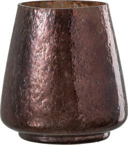 J-Line windlicht Conisch - glas - bruin