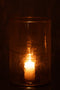 J-Line Windlicht Dubbel Glas Geel Large