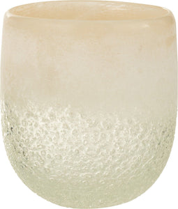 J-Line windlicht - glas - beige - large