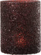 J-Line windlicht Glitter - glas - bordeaux - large