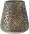 J-Line windlicht Glitter - glas - donkergroen - small