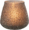 J-Line windlicht Glitter - glas - paars - small - 2 stuks