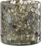 J-Line windlicht Mozaiek - glas - grijs/groen - large