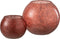 J-Line windlicht Nuria Bal - glas - terracotta - large