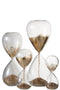 J-Line windlicht Oli - kaarshouder - glas - small