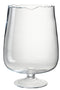 J-Line windlicht Op Voet Onregelmatige Rand - glas - transparant - large