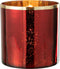 J-Line windlicht Rand - glas - goud/rood - extra large
