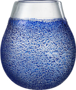 J-Line windlicht Santorini - glas - blauw