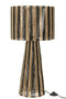 J-Line zandloper Deco - glas/zand - beige - small